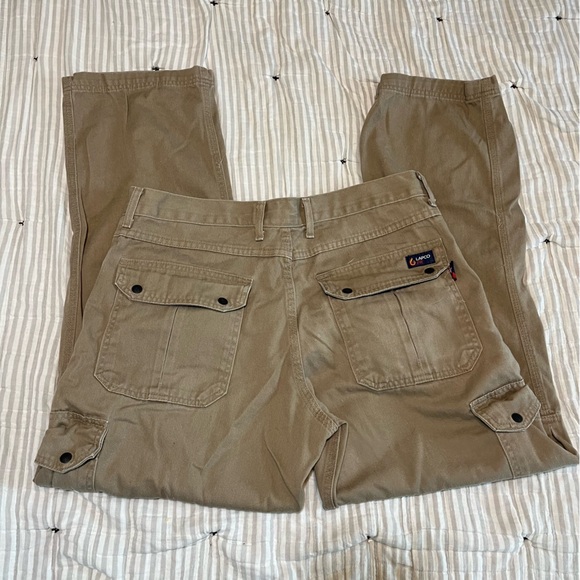 Lapco FR khaki cargo pants - 4 pairs - 34 x 32 - Picture 10 of 14